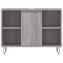 Mueble de baño madera de ingeniería gris Sonoma 80x33x60 cm