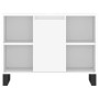 Mueble de baño madera de ingeniería blanco 80x33x60 cm