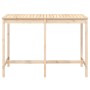 Mesa de jardín madera maciza de pino 159,5x82,5x110 cmcm