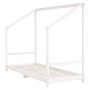 Estructura de cama para niños madera de pino blanco 80x200 cm