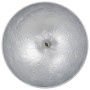 Lámpara colgante blanco y plateado E27 Ø50 cm