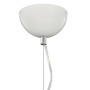 Lámpara colgante blanco y plateado E27 Ø50 cm