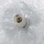 Lámpara colgante blanco y plateado E27 Ø50 cm