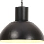 Lámpara colgante redonda negra 25 W 48 cm E27