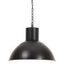 Lámpara colgante redonda negra 25 W 48 cm E27