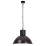 Lámpara colgante redonda negra 25 W 48 cm E27