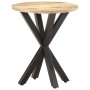 Mesa auxiliar de madera maciza de mango 48x48x56 cm