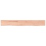 Estante de pared madera de roble tratada marrón claro 80x10x4cm