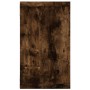 Estante cúbico de pared 4 uds madera roble ahumado 80x15x26,5cm