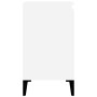 Armario para lavabo madera contrachapada blanco 58x33x60 cm