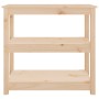 Mesa consola madera maciza de pino 80x40x74 cm