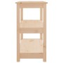 Mesa consola madera maciza de pino 80x40x74 cm