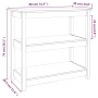Mesa consola madera maciza de pino 80x40x74 cm