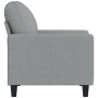 Sillón de tela gris claro 60 cm