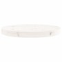 Tablero de mesa redondo madera maciza de pino blanco Ø40x3 cm