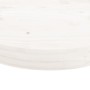Tablero de mesa redondo madera maciza de pino blanco Ø40x3 cm