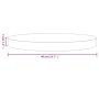 Tablero de mesa redondo madera maciza de pino blanco Ø40x3 cm