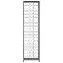 Botellero para 95 botellas hierro forjado negro 54x18x200 cm