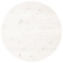 Tablero de mesa redondo madera maciza de pino blanco Ø60x3 cm
