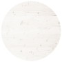 Tablero de mesa redondo madera maciza de pino blanco Ø80x3 cm