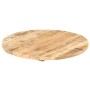 Superficie de mesa redonda madera maciza de mango 25-27 mm 80cm