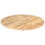 Superficie de mesa redonda madera maciza de mango 25-27 mm 80cm