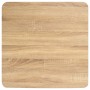 Mesa de bistró MDF marrón claro 60x60 cm