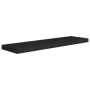 Estantes flotantes de pared 4 uds MDF negro 90x23,5x3,8 cm