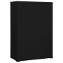 Armario archivador de acero negro 90x46x134 cm