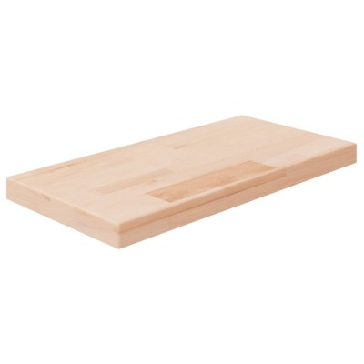 Tabla de estantería madera maciza roble sin tratar 40x20x2,5 cm
