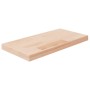 Tabla de estantería madera maciza roble sin tratar 40x20x2,5 cm