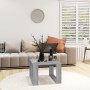 Mesa auxiliar madera contrachapada gris Sonoma 50x50x35 cm