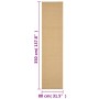 Alfombra de sisal natural 80x350 cm