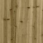 Sillones de jardín con cojines 2 uds madera de pino impregnada