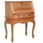 Escritorio secreter de madera maciza de caoba 78x42x103 cm