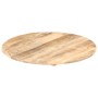 Superficie de mesa redonda madera maciza de mango 15-16 mm 60cm