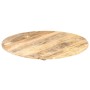 Superficie de mesa redonda madera maciza de mango 15-16 mm 60cm