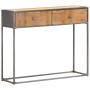Mesa consola de madera maciza reciclada 90x30x75 cm