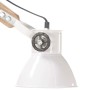 Lámpara de pared redonda estilo industrial blanca E27