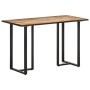 Mesa de comedor de madera maciza de mango rugosa 120 cm