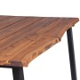Mesa de comedor madera maciza de acacia 170x90x75 cm