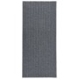 Alfombra de pasillo atrapa suciedad 100x250 cm gris