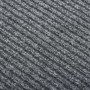Alfombra de pasillo atrapa suciedad 100x250 cm gris