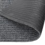 Alfombra de pasillo atrapa suciedad 100x250 cm gris
