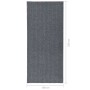 Alfombra de pasillo atrapa suciedad 100x250 cm gris