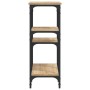 Mesa consola madera de ingeniería roble Sonoma 80x29x75 cm