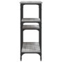 Mesa consola madera de ingeniería gris Sonoma 102x29x75 cm