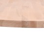 Tablero redondo de madera maciza de haya Ø70x4 cm