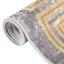 Alfombra lavable antideslizante gris 160x230 cm