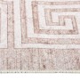 Alfombra lavable antideslizante beige 120x180 cm